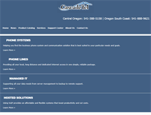 Tablet Screenshot of cascadetel.com